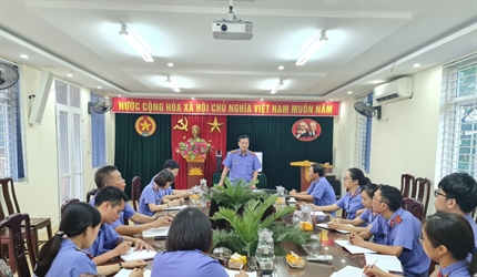 Hội nghị sơ kết công tác kiểm sát 6 tháng đầu năm 2023 của Viện KSND...